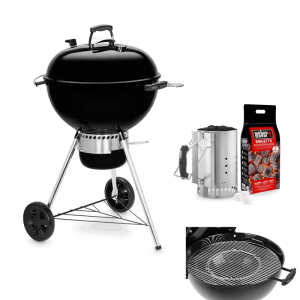 Grelhador a carvão Master-Touch E-5750 Preto + Kit Acendedor - Image 1