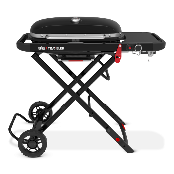 Grelhador a gás Weber Traveler Stealth Edition